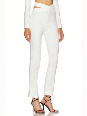 NWT REVOLVE Michael Costello Milla Pant in White Sz XS